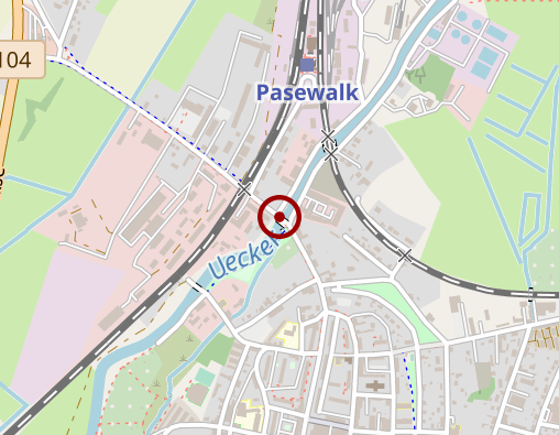 Karte: Pasewalker Pflegeteam Großklaus