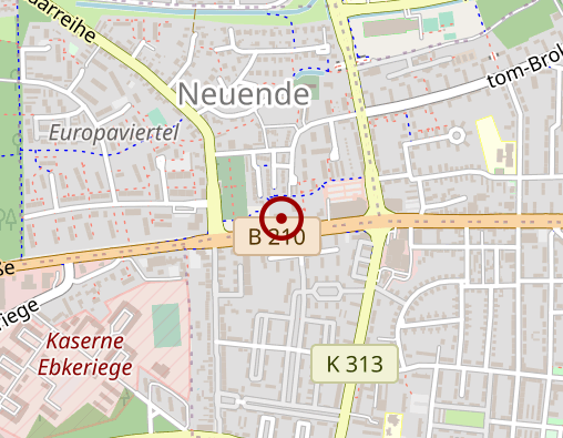 Karte: Johanniter-Unfall-Hilfe e.V. Tagespflege Wilhelmshaven