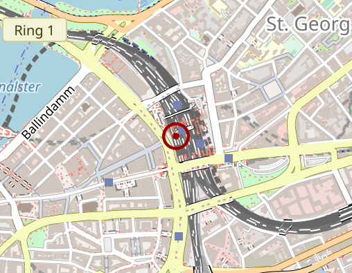 Karte: Hauptbahnhof-Apotheke Wandelhalle