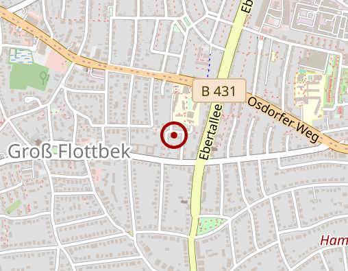 Karte: Hamborg Gebhard Praxis für Osteopathie