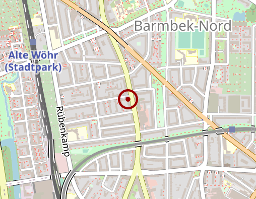 Karte: RENAFAN GmbH Ambulante Pflege Barmbek