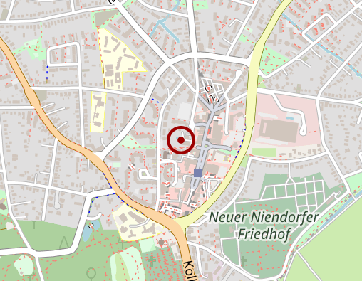 Karte: Podologische Praxis am Tibarg