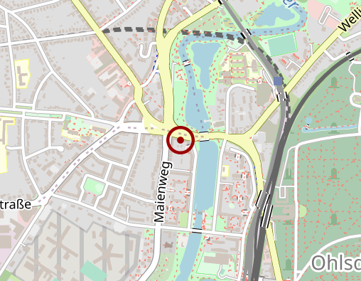 Karte: Hamburgische Brücke Pflegedienst Fuhlsbüttel-Langenhorn