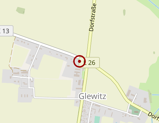 Karte: Pflegedienst Glewitz