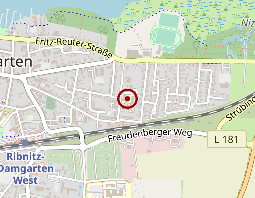 Karte: AWO Pflegeheim "Haus am Bodden" Ribnitz-Damgarten