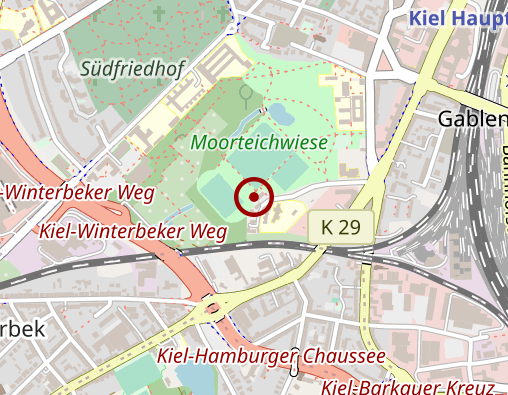 Karte: Sportplatz Moorteichwiese