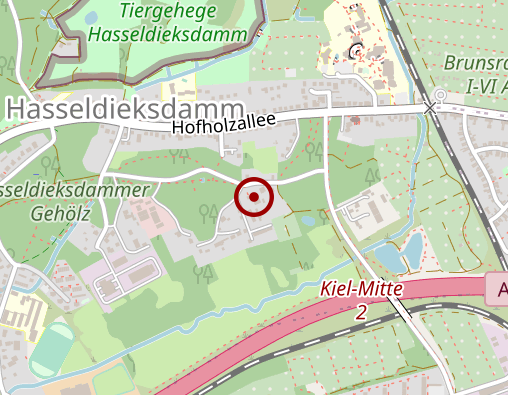 Karte: Grünflächenamt Forstanlagen und Tiergehege