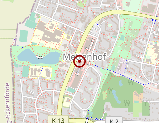 Karte: Logopädische Gemeinschaftspraxis Mettenhof I. Hertel-Einfeldt u. A. Stender Praxis für Logopädie