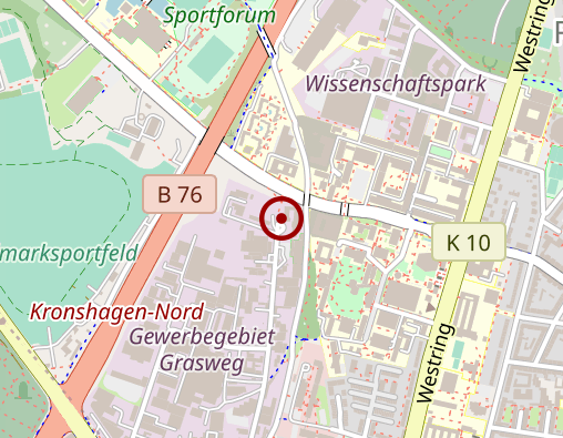 Karte: Middelberg Sonja Praxis für Physiotherapie