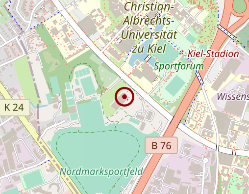 Karte: Reha Med Kiel Praxis für Physiotherapie