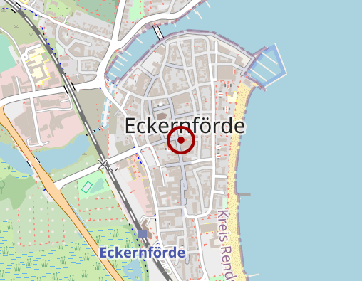 Karte: Chiropraktik Zentrum Eckernförde Petersen u. Futtrup