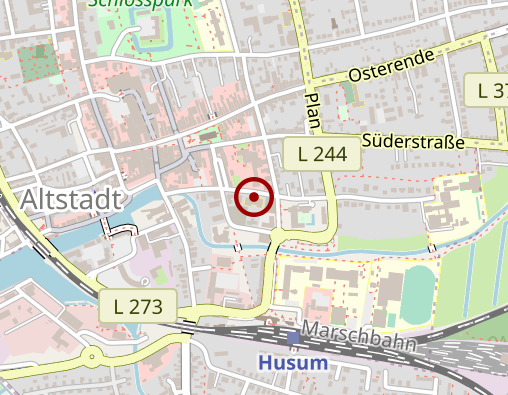 Karte: Villa Spethmann Seniorencentrum Husum Betriebsges.GmbH