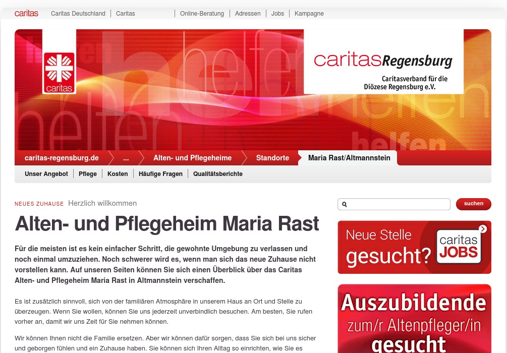 Alten- und Pflegeheim Maria Rast