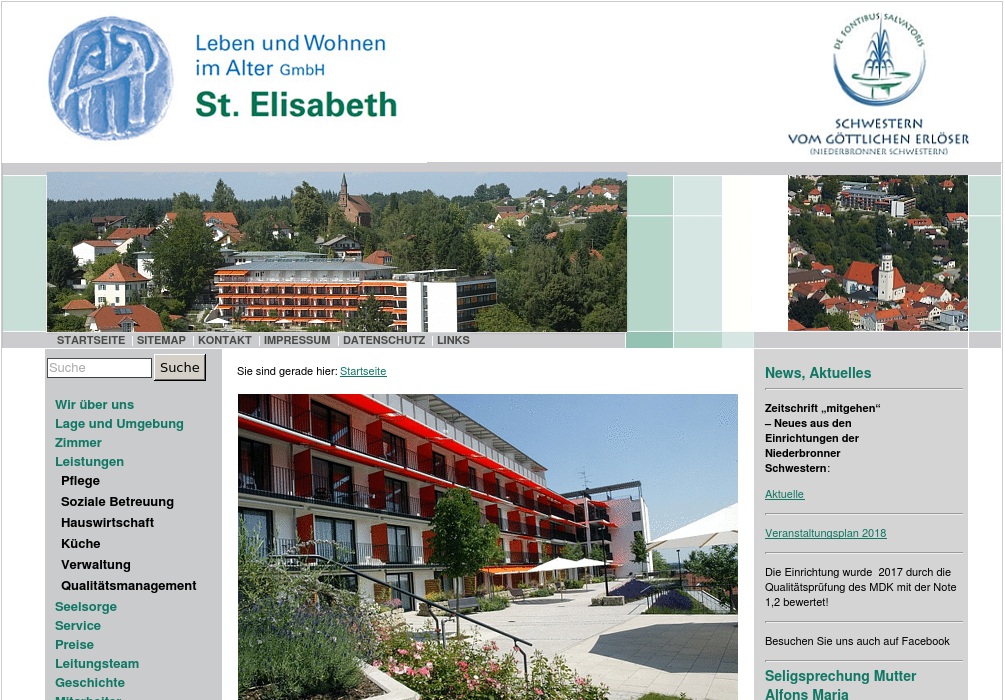 Leben und Wohnen im Alter GmbH St. Elisabeth