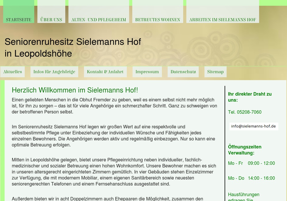 Seniorenruhesitz "Sielemanns Hof" GmbH