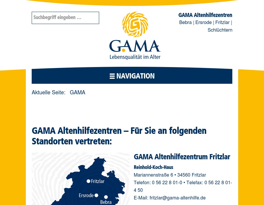 GAMA Altenhilfezentrum Ersrode