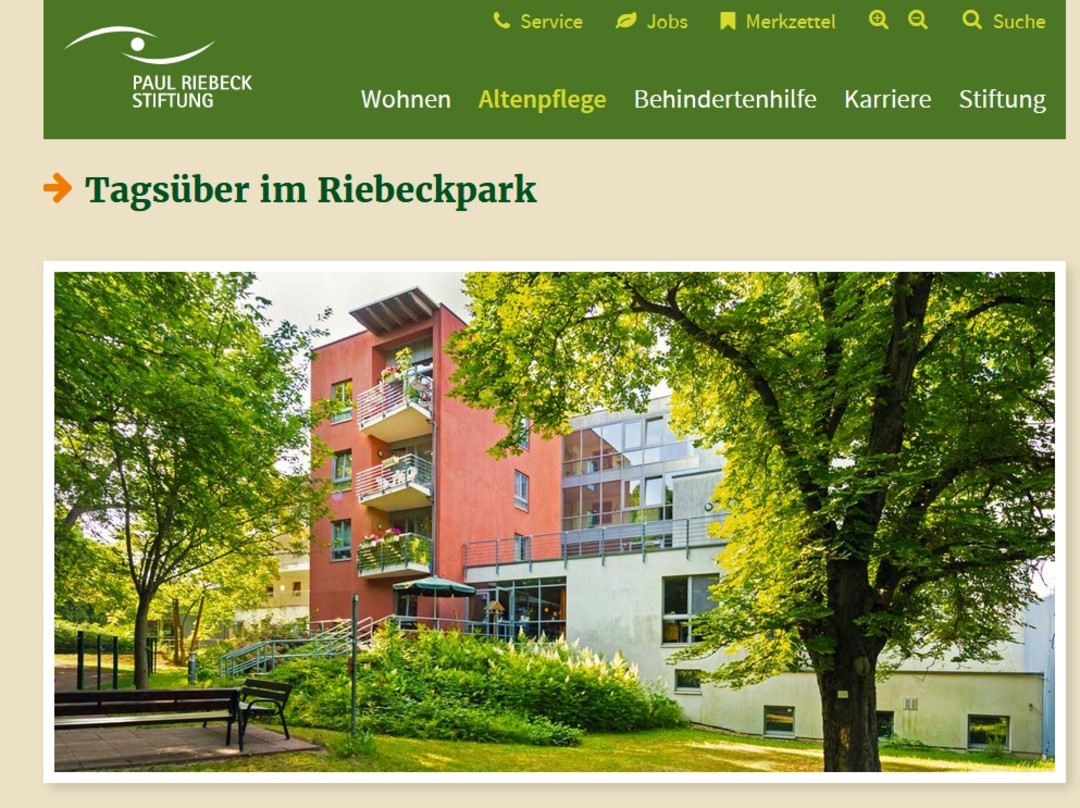 Paul-Riebeck-Siftung zu Halle an der Saale  Tagespflege im Riebeckpark