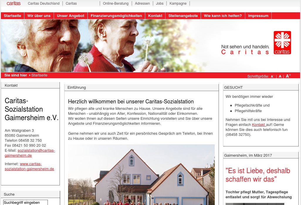 Caritas-Tagespflege