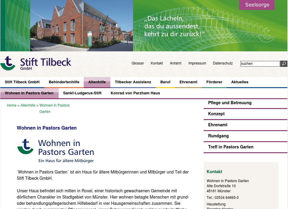 Wohnen in Pastors Garten