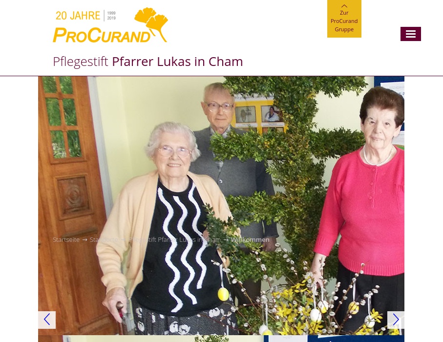 ProCurand Pflegestift Pfarrer Lukas Cham