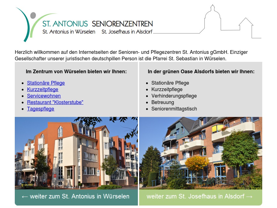 Senioren- und Pflegezentrum St. Antonius gGmbH Tagespflege Lindenplatz