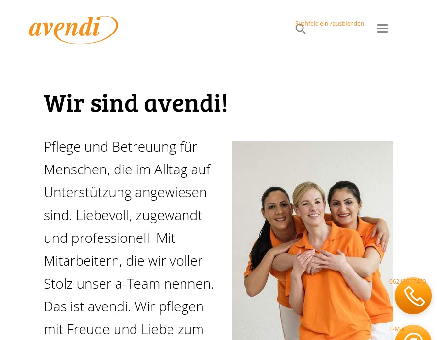 Avendi Senioren Service GmbH & Co. KG Service-Wohnen & Pflege An den Drei Mühlen