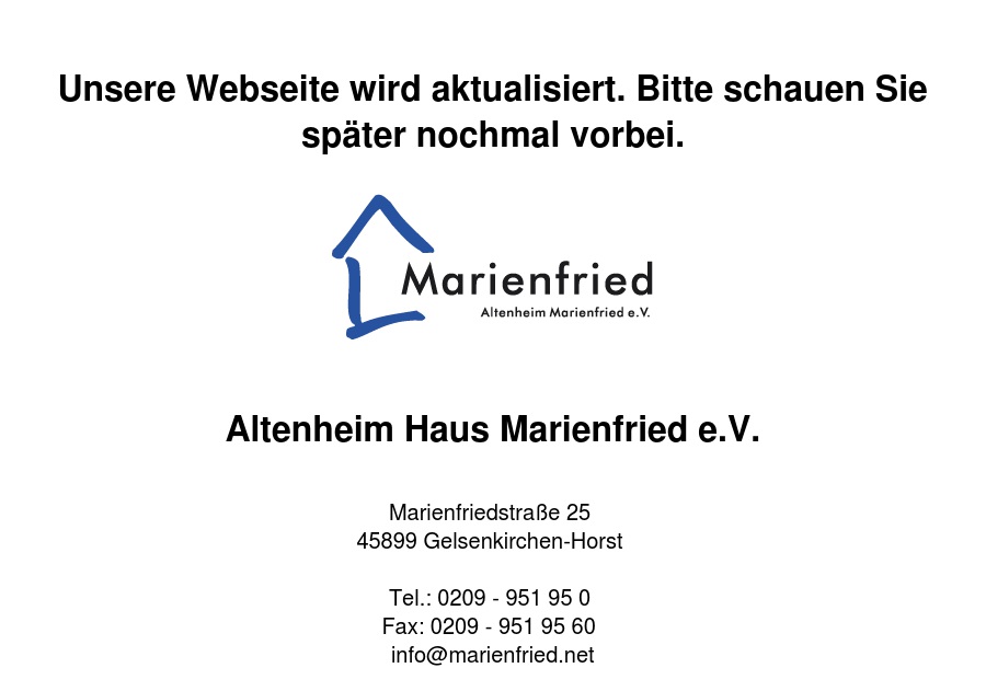 Altenheim Haus Marienfried