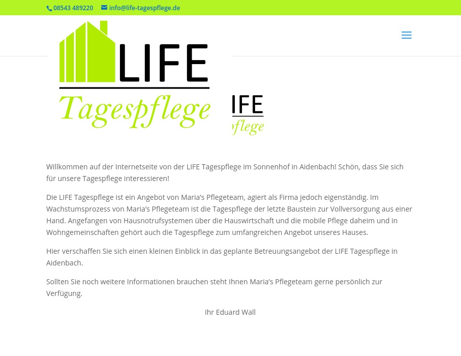 LIFE Tagespflege Inh. Eduard Wall