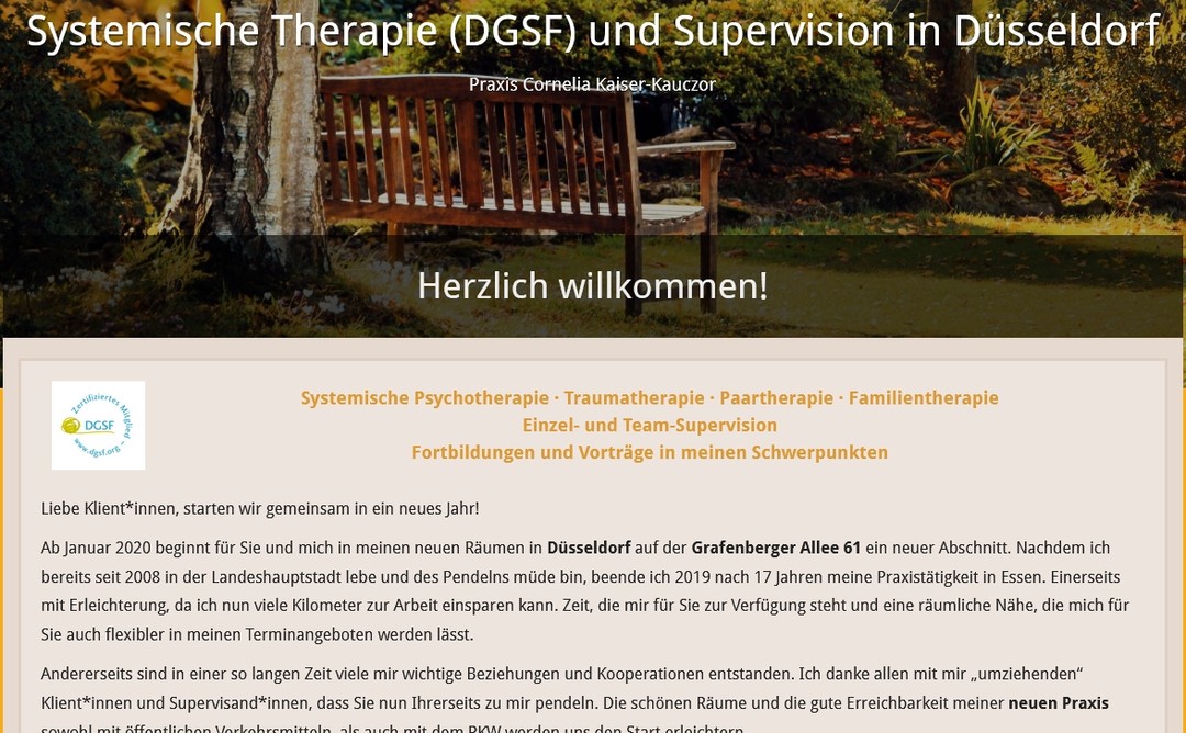 Praxis für systemische Therapie und Supervision Dipl.-Päd. Cornelia Kaiser-Kauczor