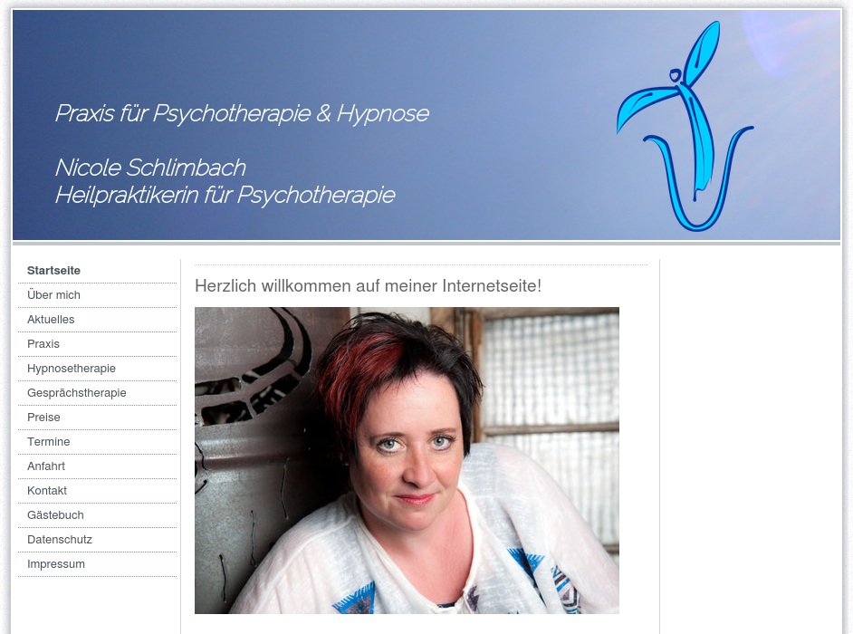 Praxis für Psychotherapie & Hypnose Nicole Schlimbach Heilpraktikerin für Psychotherapie