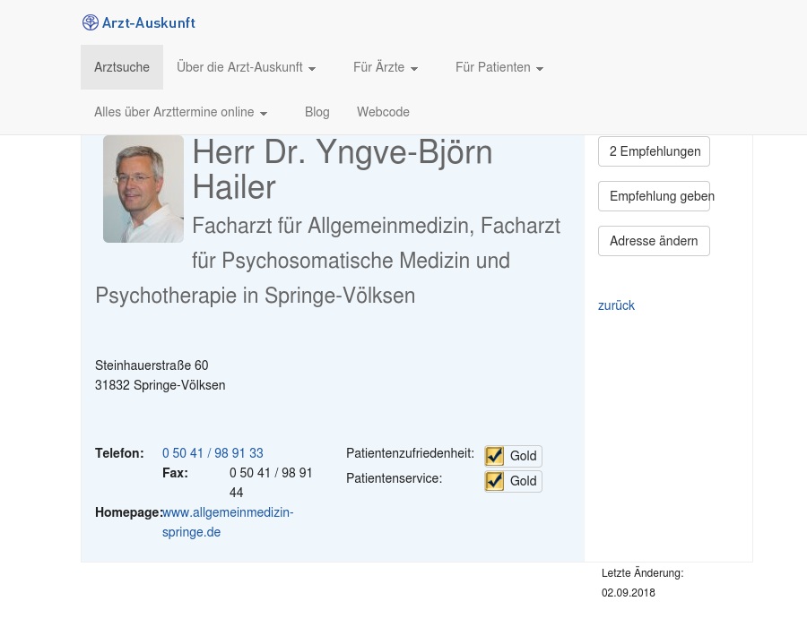 Hailer Yngve-Björn Dr. med.
