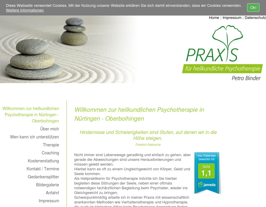 Binder, Petra Praxis für heilkundliche Psychotherapie