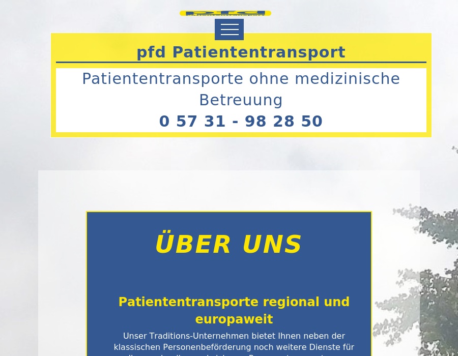pfd Patiententransport Minden-Lübbecke GmbH Krankentransport