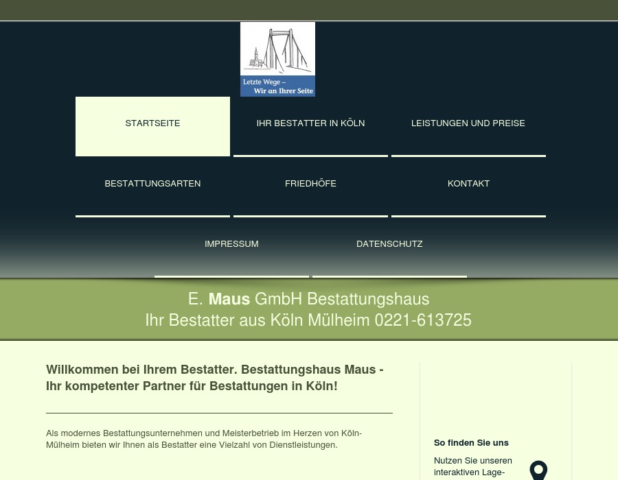Maus GmbH, Erwin, Bestattungen