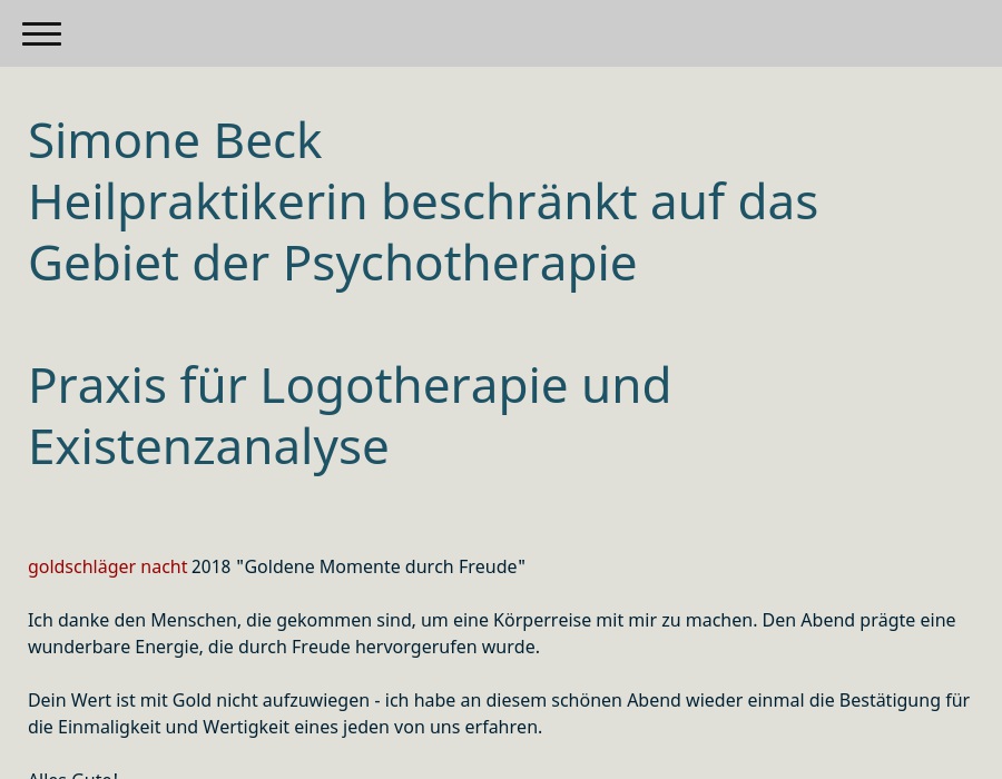 Praxis für Logotherapie und Existenzanalyse