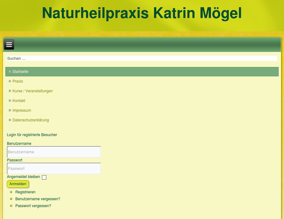 Naturheilpraxis Katrin Mögel Klassische und moderne Naturheilverfahren