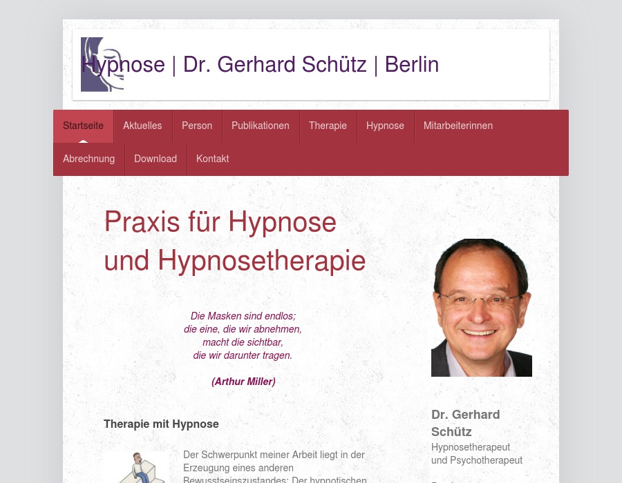 Schütz Gerhard Dr., Dipl.-Psych.