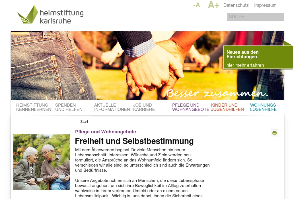 Heimstiftung Karlsruhe Stiftungsverwaltung
