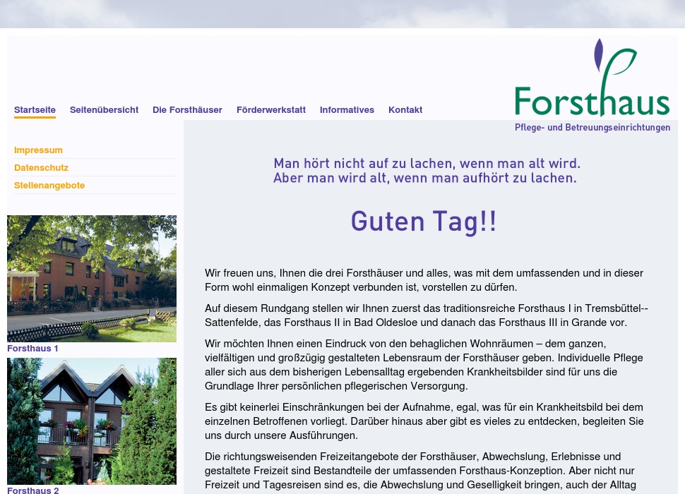 Pflege-und Betreuungseinrichtungen Forsthaus GmbH Seniorenheim