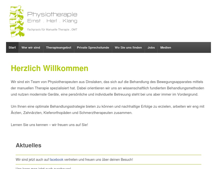 Physiotherapie Ernst Herf Klang