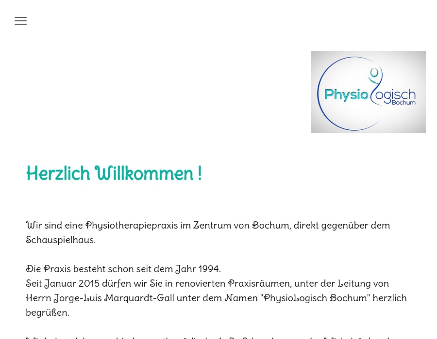 PhysioLogisch Bochum Praxis für Physiotherapie Marquardt-Gall