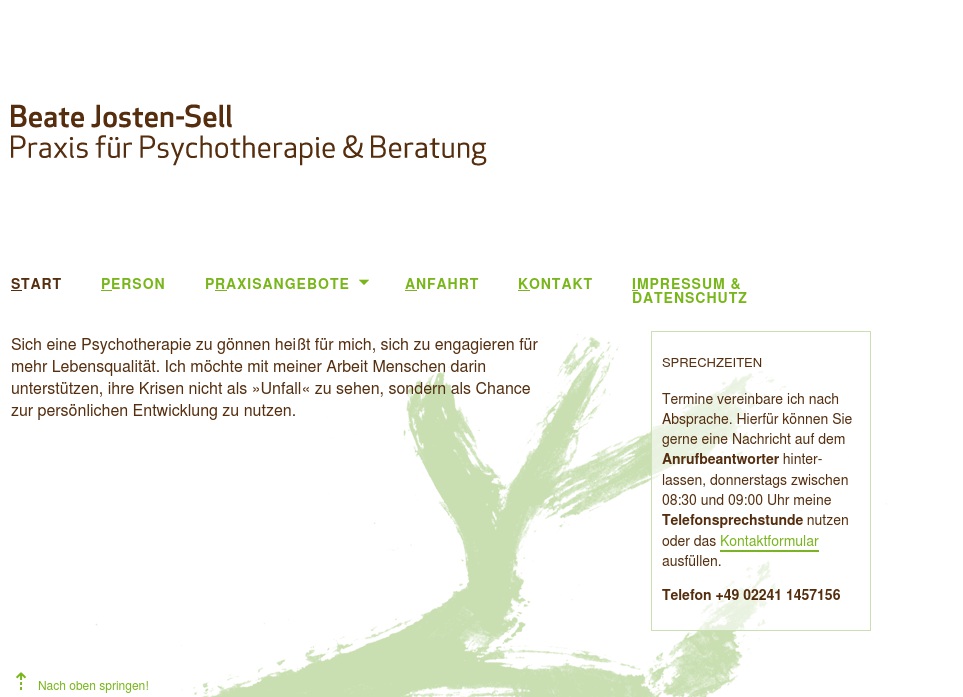 Josten-Sell Beate Praxis für Psychotherapie