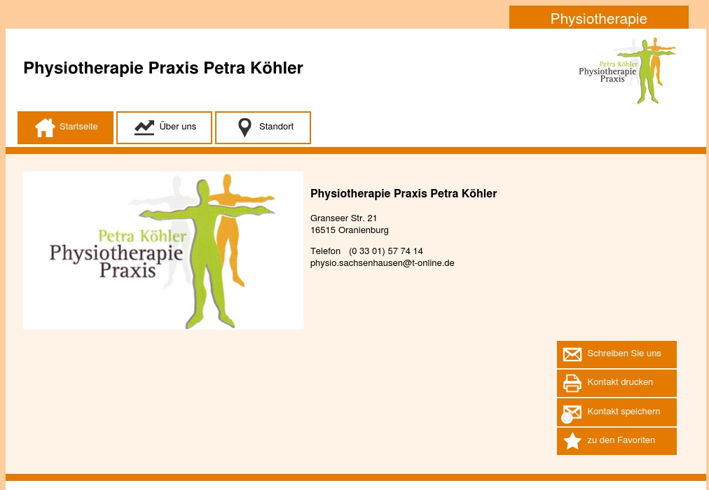 Köhler Petra Praxis für Physiotherapie