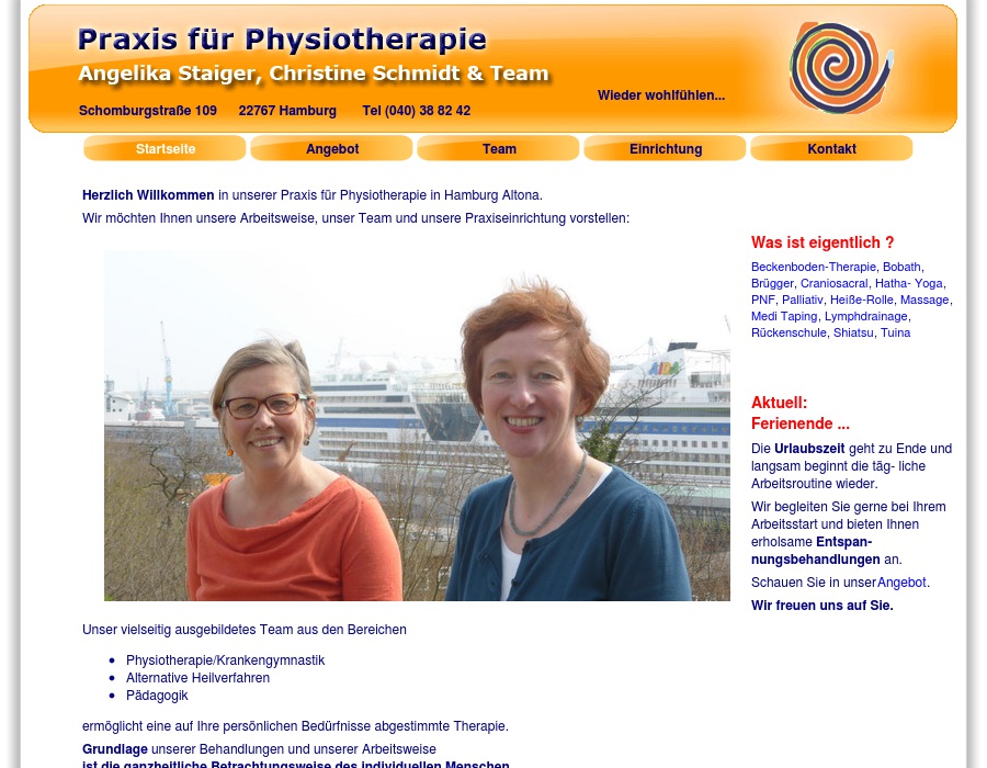 Staiger u. Schmidt Praxis für Physiotherapie