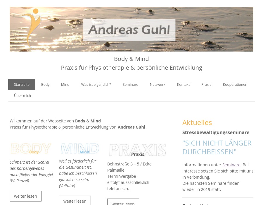 Guhl Praxis für Physiotherapie