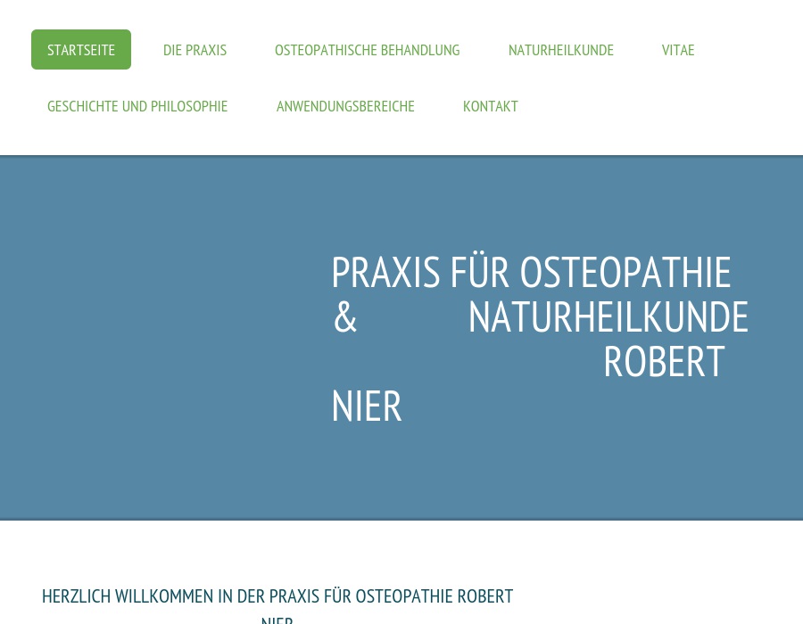 Nier Robert Praxis für Osteopathie