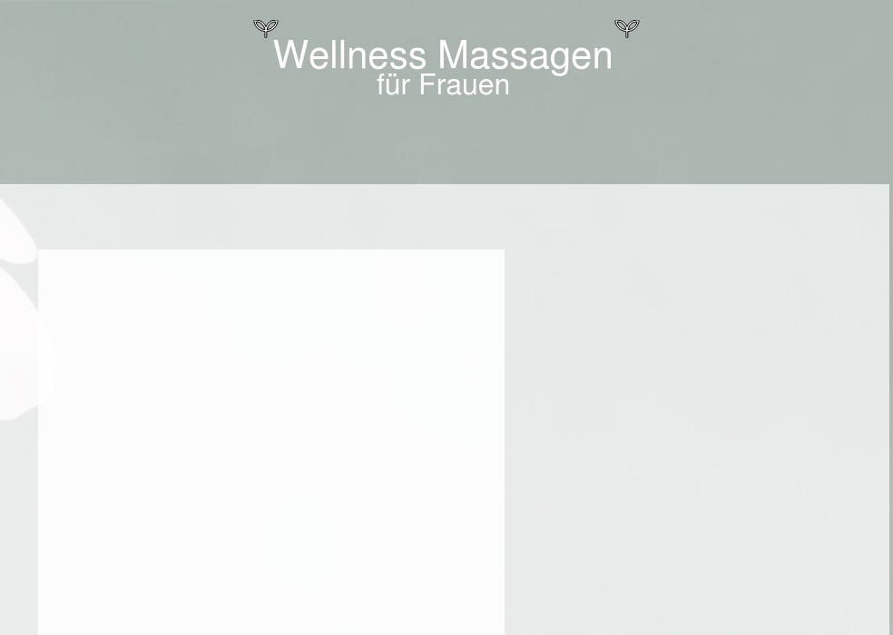 Wellness Massagen für Frauen