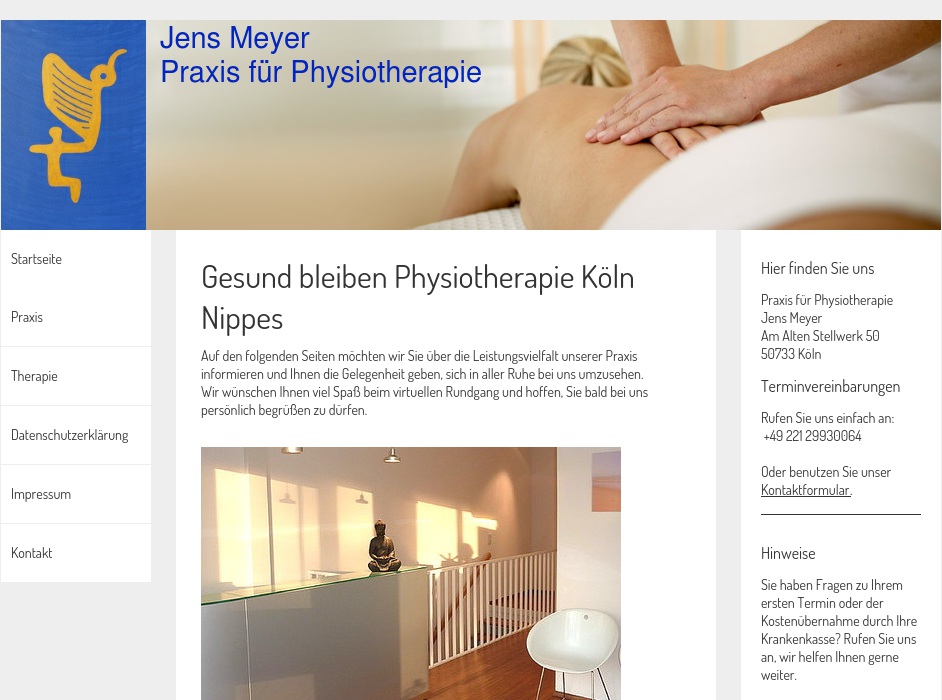Meyer Jens Praxis für Physiotherapie