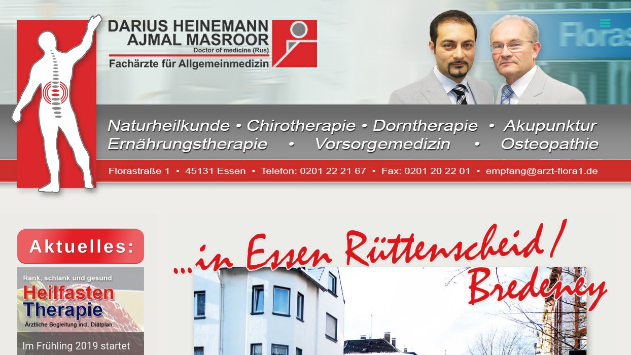 Besser bewegen: 1 mal im Monat Osteopathischer Sporttreff! Akupunktur Heinemann D.,  Dr. Masroor A.