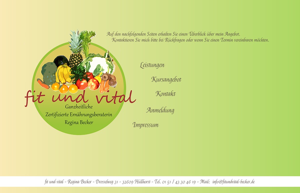 fit und vital, Regina Becker